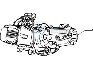 Fly 50 4t (NSE1000U03) drawing Engine assembly