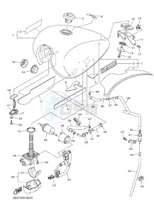 XVS950CU XVS950R ABS XV950 R-SPEC (2DXL) drawing FUEL TANK