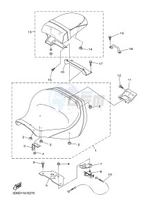 XVS1300A MIDNIGHT STAR (1CS9) drawing SEAT