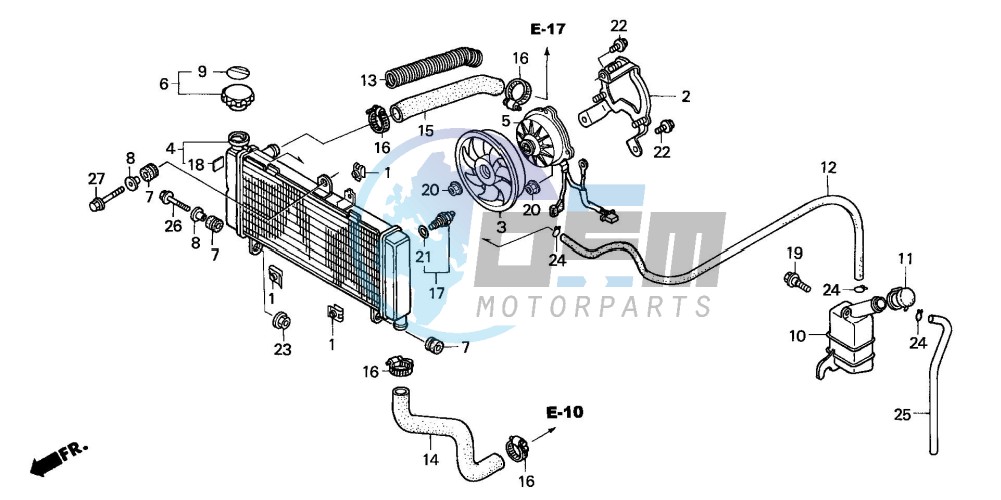 RADIATOR (CBF600S/SA)