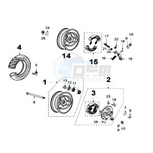 LUDIX 10 V ONE drawing WHEELS