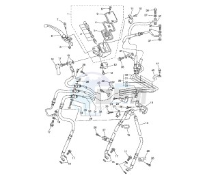 FJR AS 1300 drawing FRONT MASTER CYLINDER