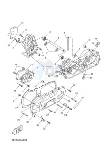 NS50N NITRO NAKED (1PL2) drawing CRANKCASE