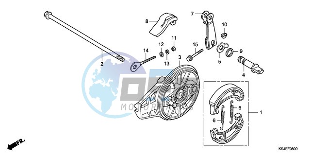 REAR BRAKE PANEL