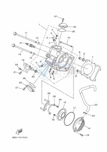 YFM450FWBD KODIAK 450 EPS (BHT2) drawing CYLINDER HEAD