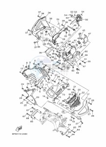 XT1200Z XT1200Z SUPER TENERE ABS (BP87) drawing COWLING