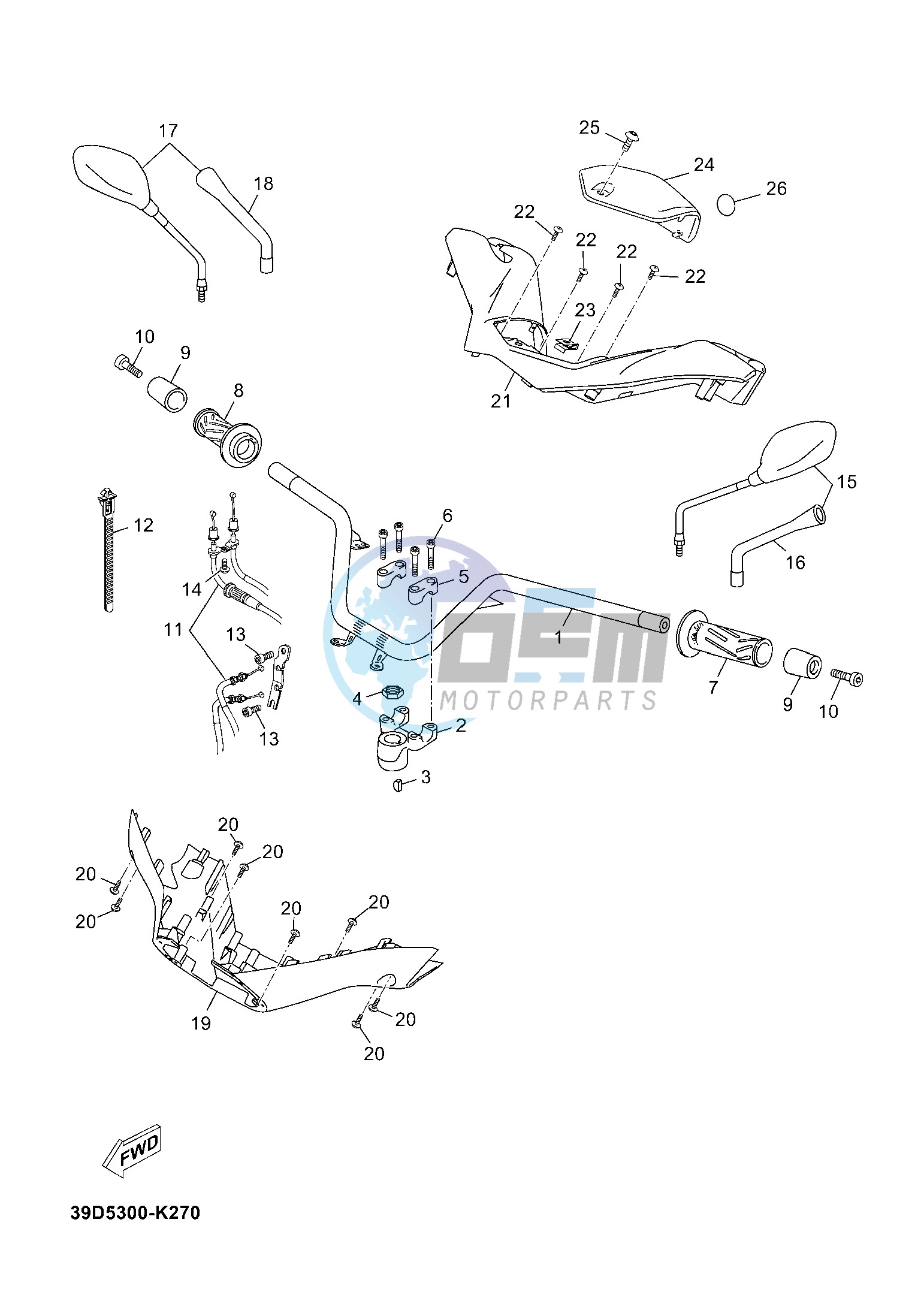 STEERING HANDLE & CABLE