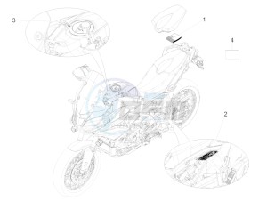 ETV 1200 Caponord Rally (EMEA, APAC) drawing Plate set / Various