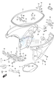 DF 25A drawing Side Cover Remote Control