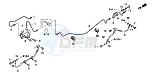 NT700VA drawing BRAKE LINES/PCV.