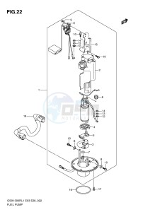 GSX1300R (E3-E28) Hayabusa drawing FUEL PUMP