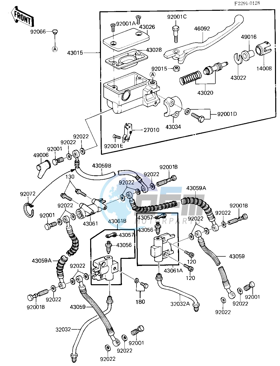 FRONT MASTER CYLINDER