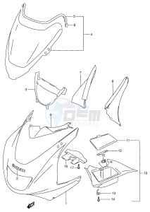 RF900R (E2) drawing COWLING BODY (RF900RR RS)