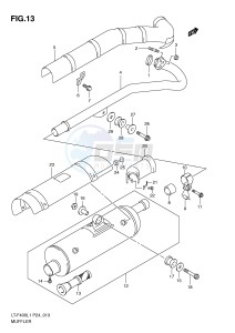 LT-F400 (P24) drawing MUFFLER