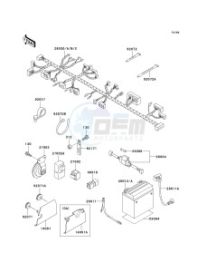 BN 125 A [ELIMINATOR 125] (A4-A8) [ELIMINATOR 125] drawing CHASSIS ELECTRICAL EQUIPMENT