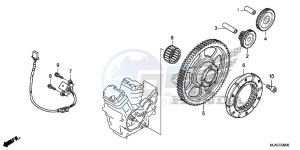 VT750C2SE Shadow - VT750C2S-E UK - (E) drawing STARTING CLUTCH