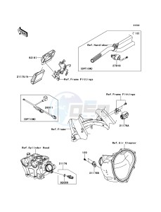 KX250F KX250ZDF EU drawing Fuel Injection