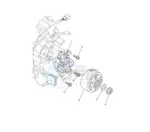 YZ LC 125 drawing GENERATOR