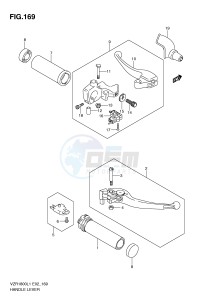 VZR1800 (E2) INTRUDER drawing HANDLE LEVER (VZR1800ZL1 E24)