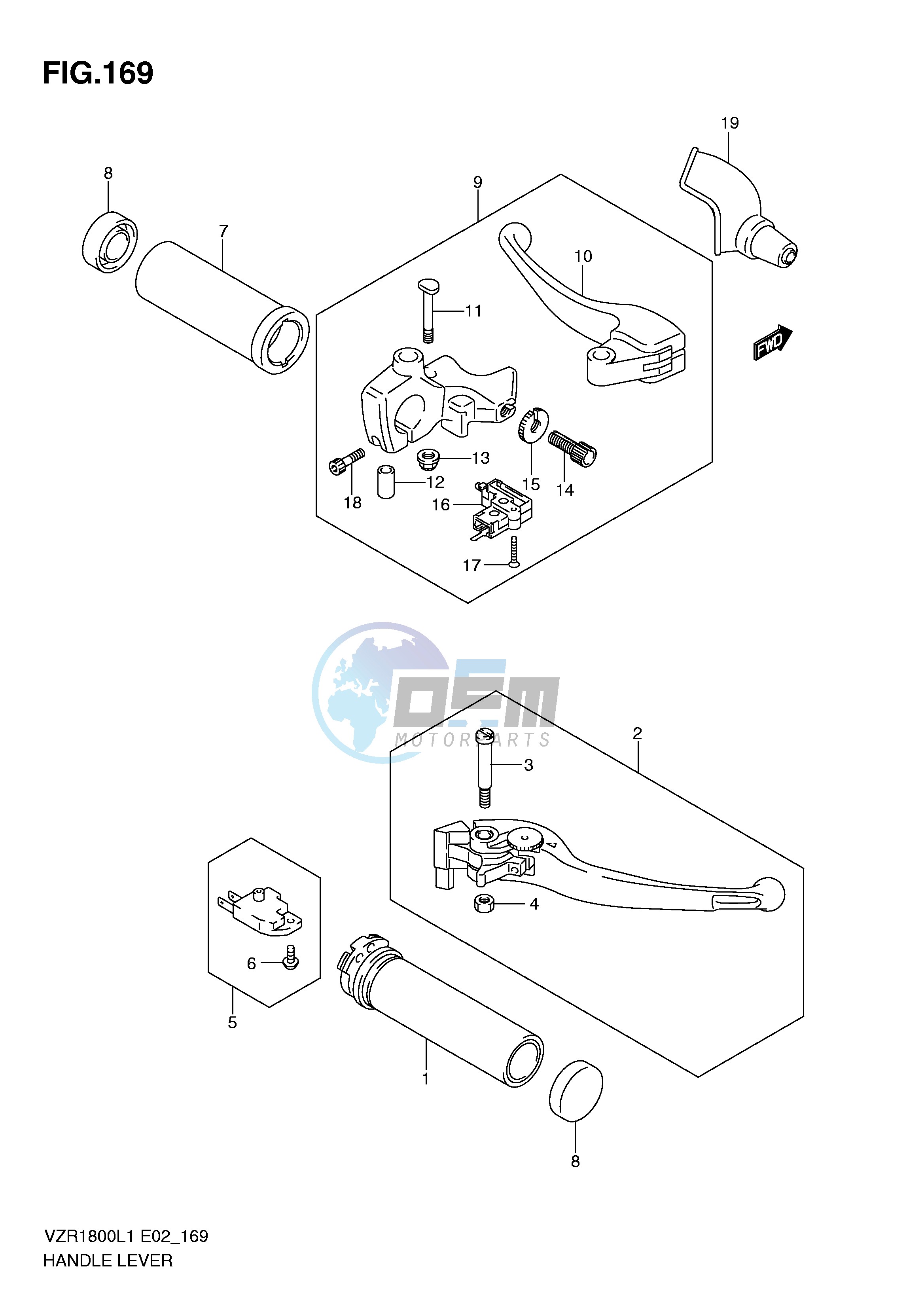 HANDLE LEVER (VZR1800ZL1 E24)