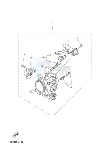 XTZ660Z TENERE (11D9) drawing INTAKE 2