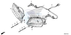 TRX420FA2F TRX420 Europe Direct - (ED) drawing HEADLIGHT