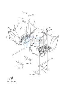 YFM300 RAPTOR 300 (1SC1) drawing STAND & FOOTREST