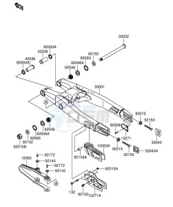 RM-Z250 (E24) drawing SWINGARM