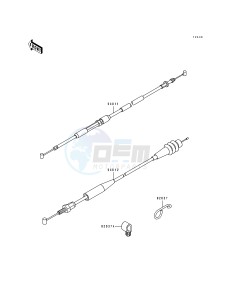 KX 125 J [KX125] (J2) [KX125] drawing CABLE