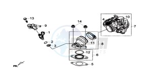 JOYMAX Z 300I ABS (L9) EU drawing INLET PIPE ASSY