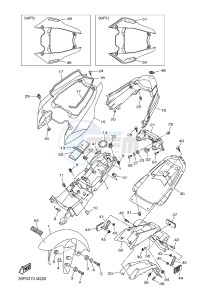 FZ8-N 800 FZ8 (NAKED) (39PS 39PU) drawing FENDER