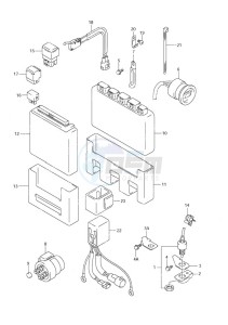 DF 60 drawing Engine Control Unit