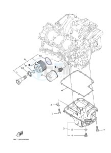 MT09A MT09 ABS 900 (2DRH) drawing OIL CLEANER