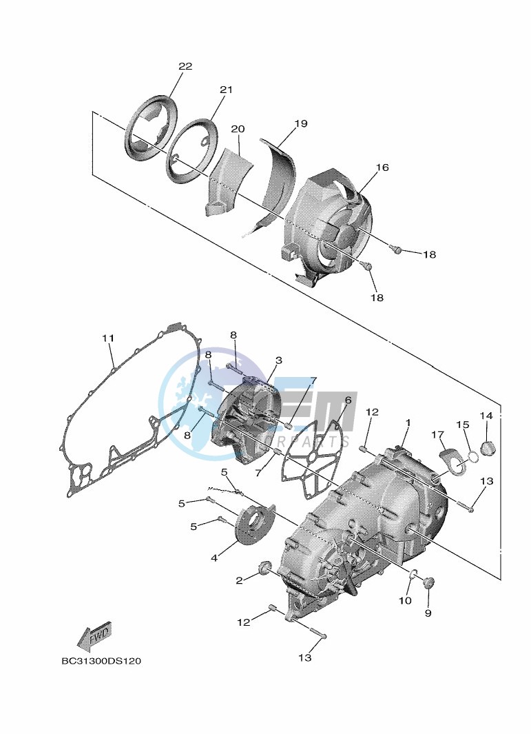 CRANKCASE COVER 1