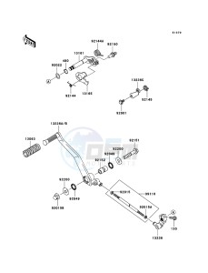 VN900_CUSTOM VN900CBF GB XX (EU ME A(FRICA) drawing Gear Change Mechanism