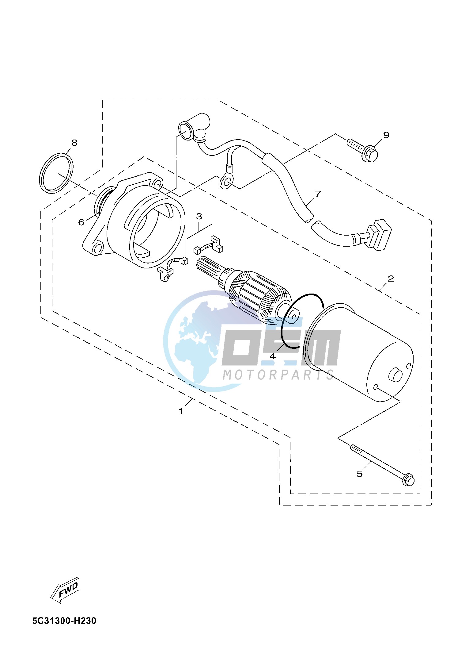 STARTING MOTOR