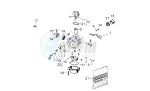 MX 50 drawing Carburettor II