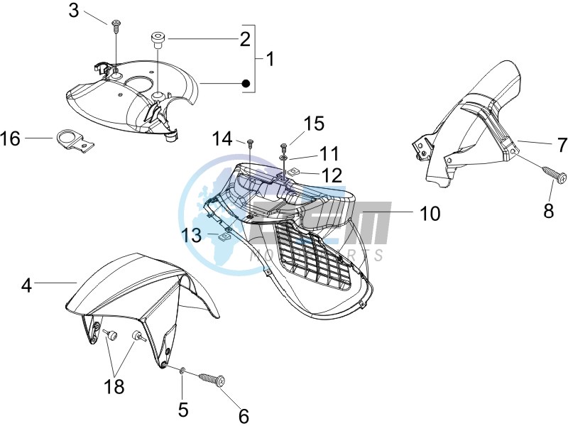 Wheel housing - Mudguard