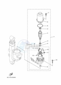 F60L-2010 drawing POWER-TILT-ASSEMBLY-2