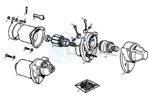 GPR REPLICA - 50 cc drawing STARTING MOTOR