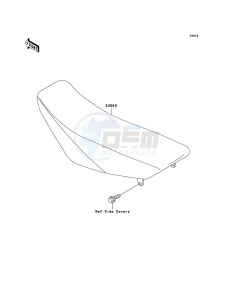 KX85 / KX85 II KX85-B5 EU drawing Seat