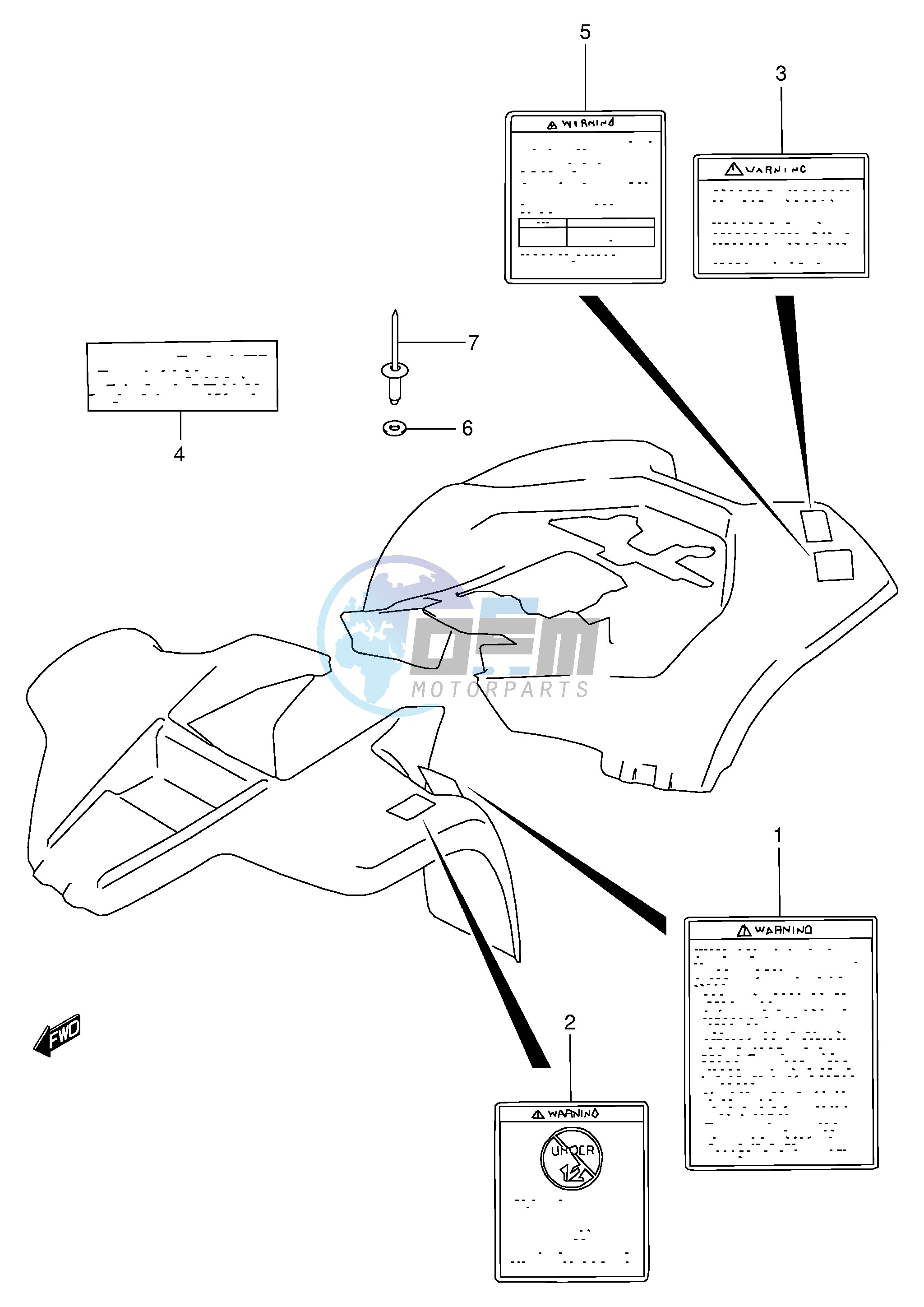 LABEL (MODEL X Y K1)