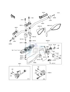 Z800_ABS ZR800DEF UF (UK FA) XX (EU ME A(FRICA) drawing Handlebar