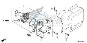 VT750C2BE Shadow - VT750C2B-E UK - (E) drawing WATER PUMP