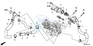 CBR1000RRD Fireblade - CBR1000RR UK - (E) drawing THERMOSTAT