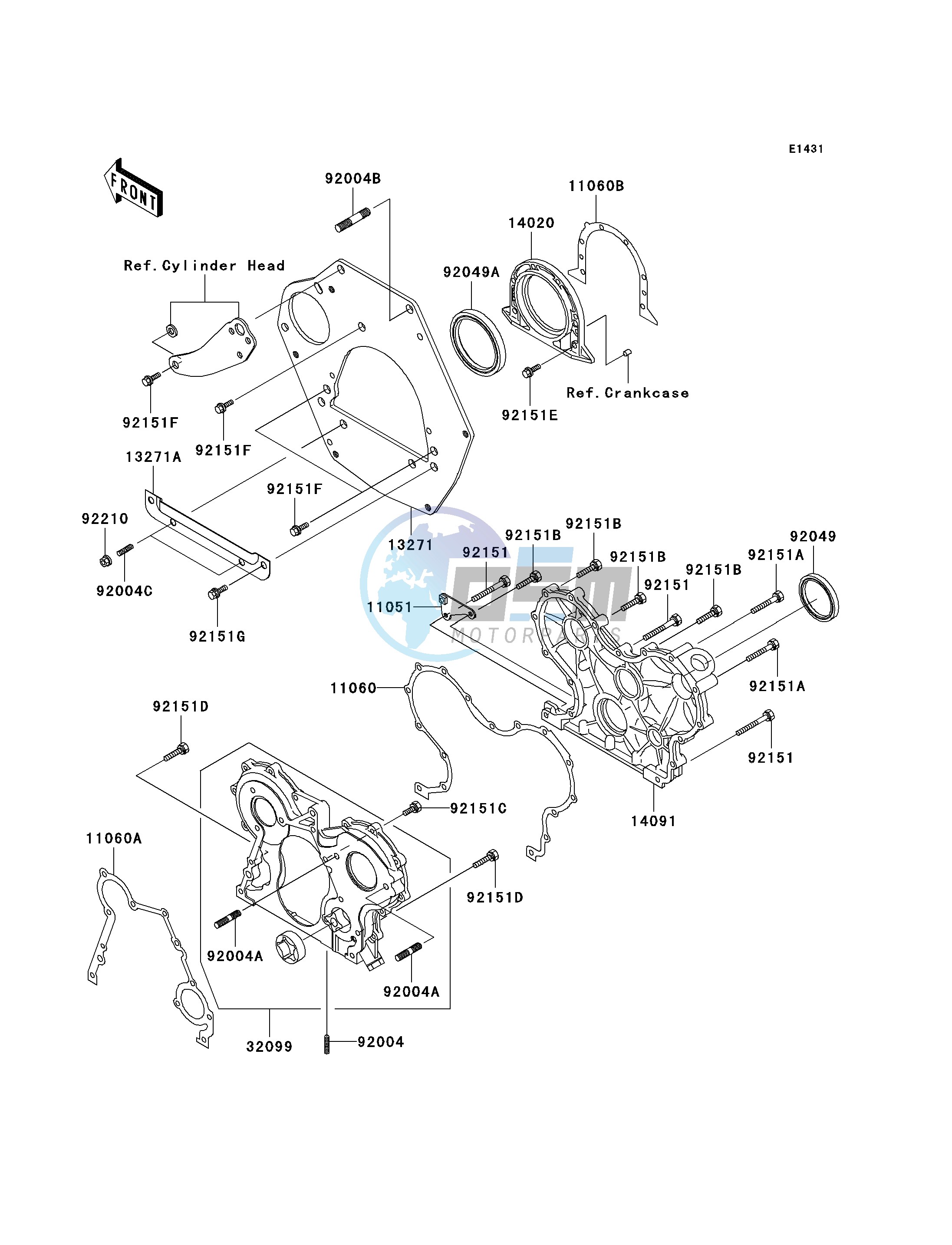 ENGINE COVER-- S- -