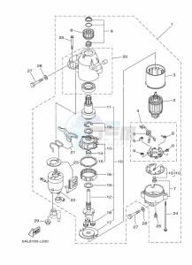 F250UA drawing STARTER-MOTOR