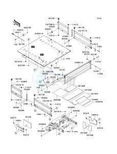 KAF 950 G [MULE 4010 TRANS4X4 DIESEL] (G9F-GAF) GAF drawing CARRIER-- S- -