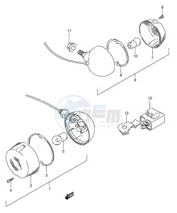 FZ50 (E1) drawing TURN SIGNAL LAMP (FZ50NP E26)