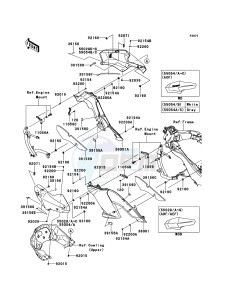 VERSYS_1000 KLZ1000ACF FR GB XX (EU ME A(FRICA) drawing Cowling(Center)